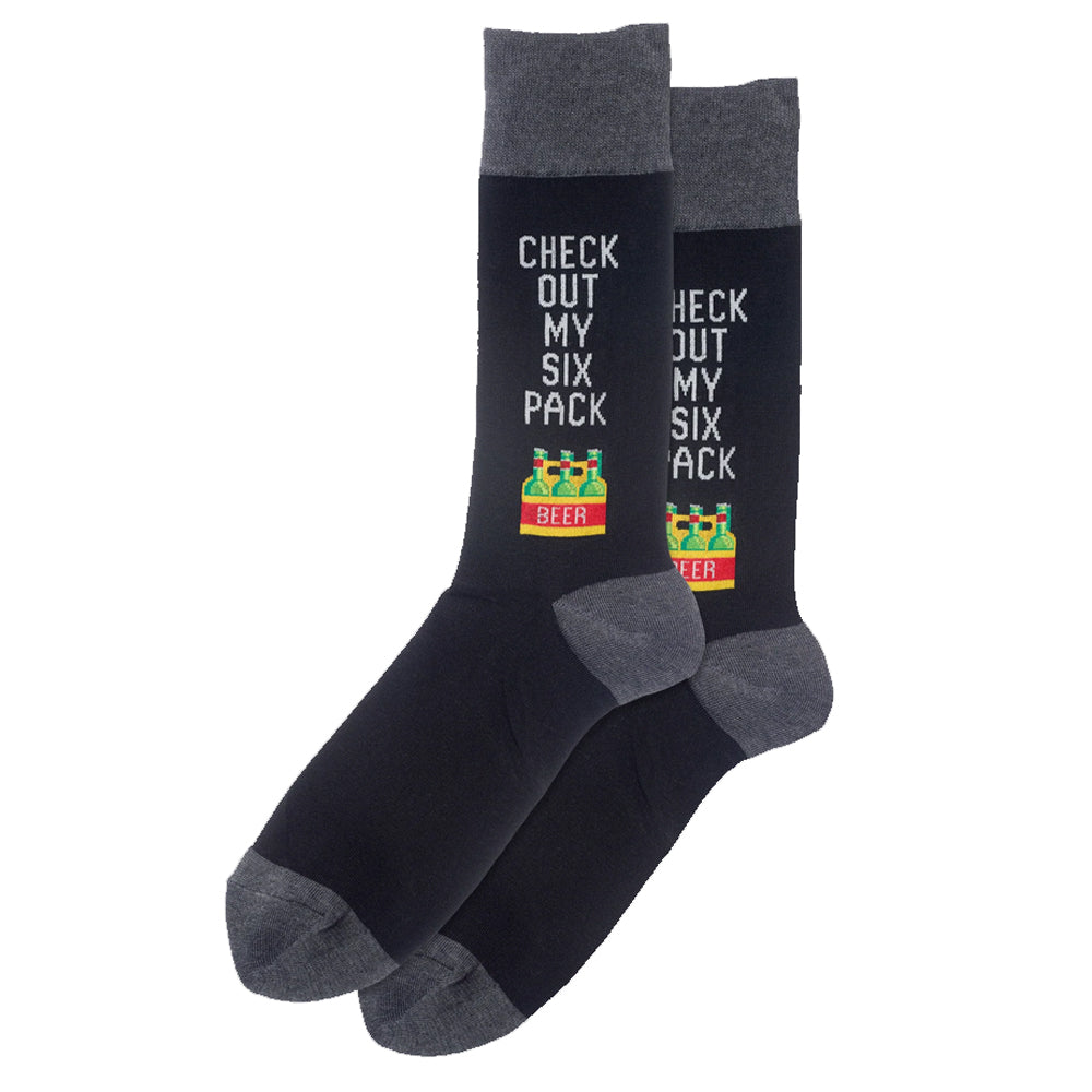 CHECK OUT MY SIX PACK SOCKS