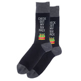 CHECK OUT MY SIX PACK SOCKS