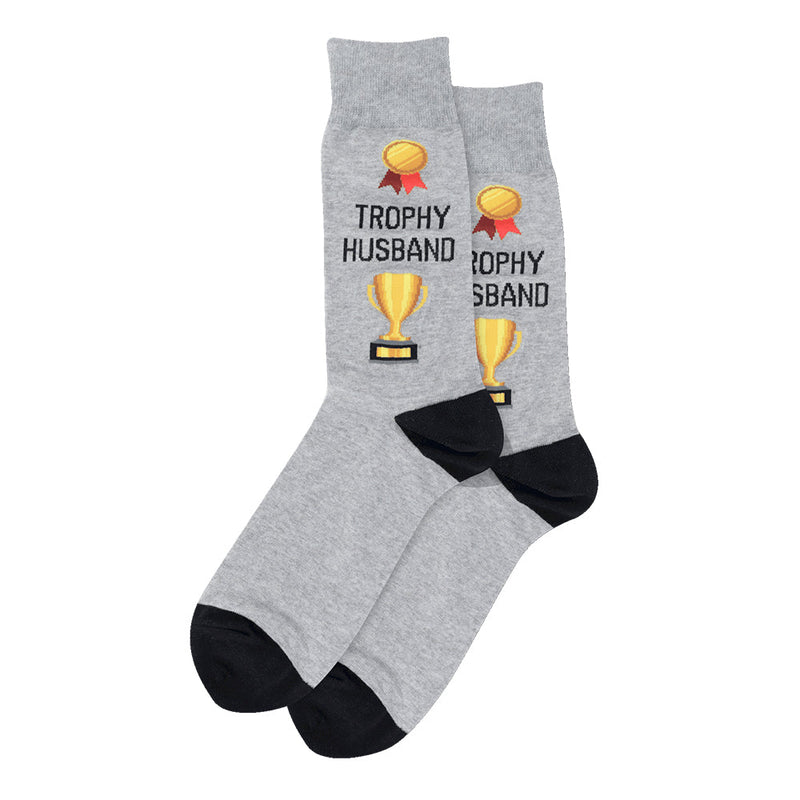 TROPHY HUSBAND CREW SOCKS