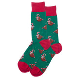 CANDY CANE SLOTH SOCKS