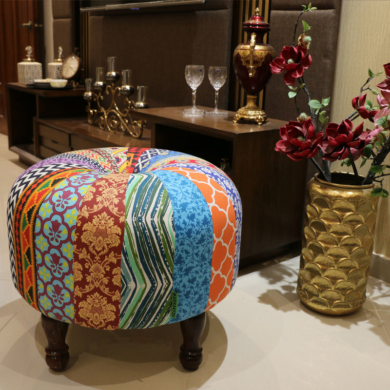 26"X22" SHEESHAM ROYAL MARRAKESH OTTOMAN