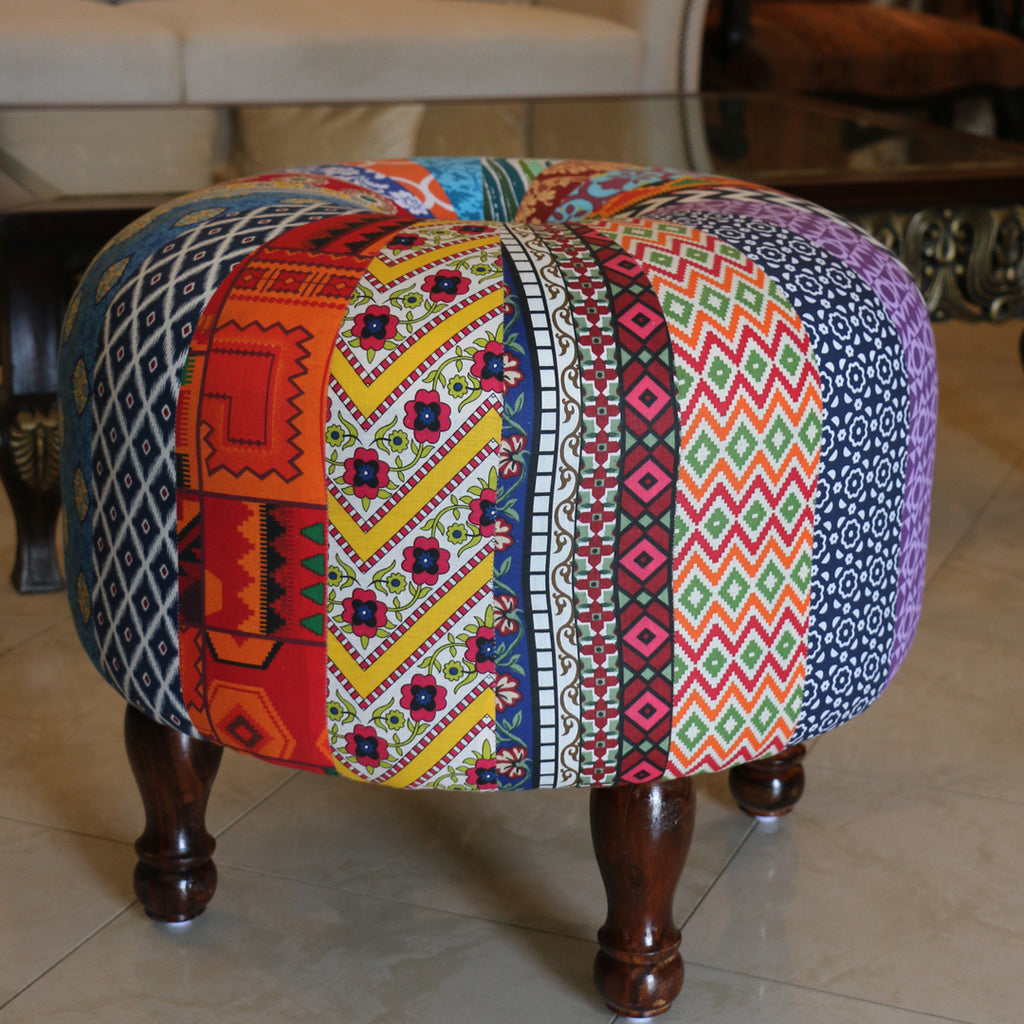 26"X22" SHEESHAM ROYAL MARRAKESH OTTOMAN