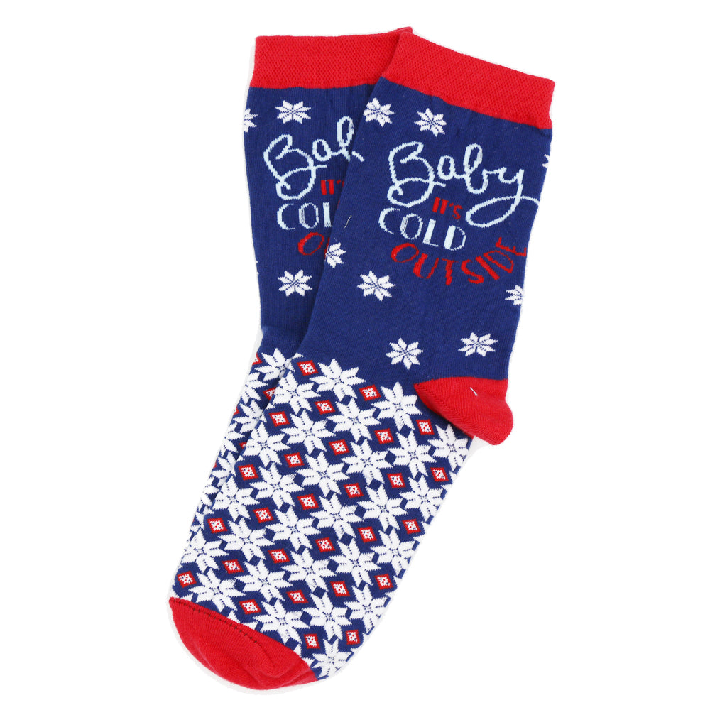 BABY ITS COLD OUTSIDE SOCKS