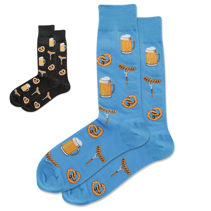 BEER AND PRETZEL SOCKS