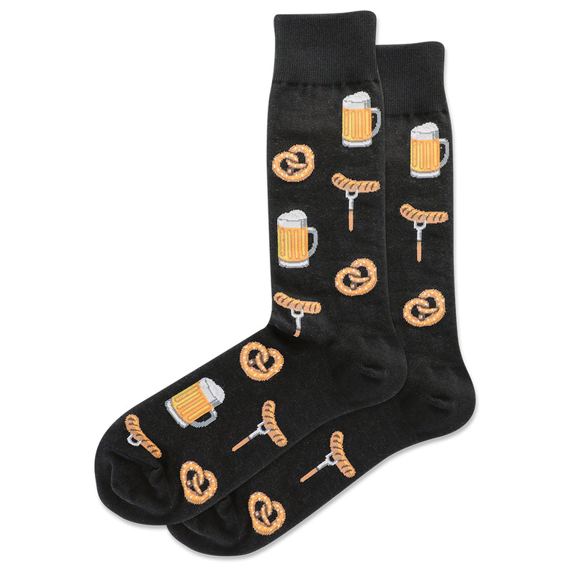 BEER AND PRETZEL SOCKS