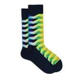 BLACK GEOMETRIC SOCKS