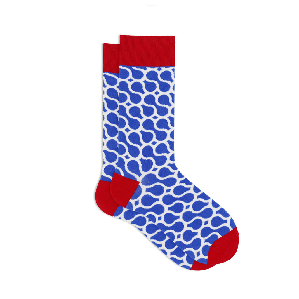 BLUE MOSAIC SOCKS