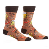 BEER SAUSAGE AND PRETZELS SOCKS