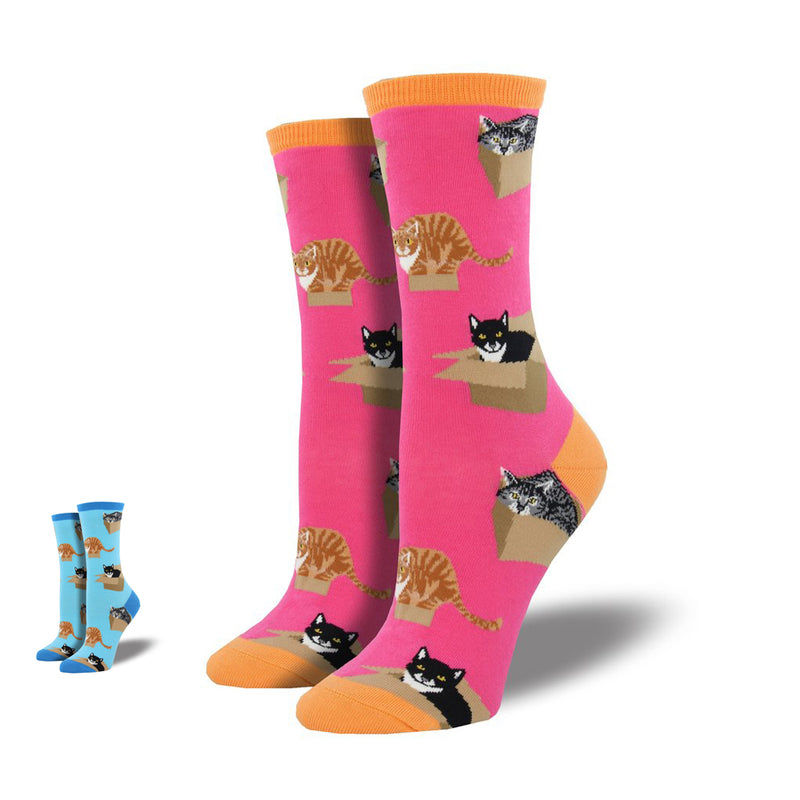 CAT IN A BOX SOCKS