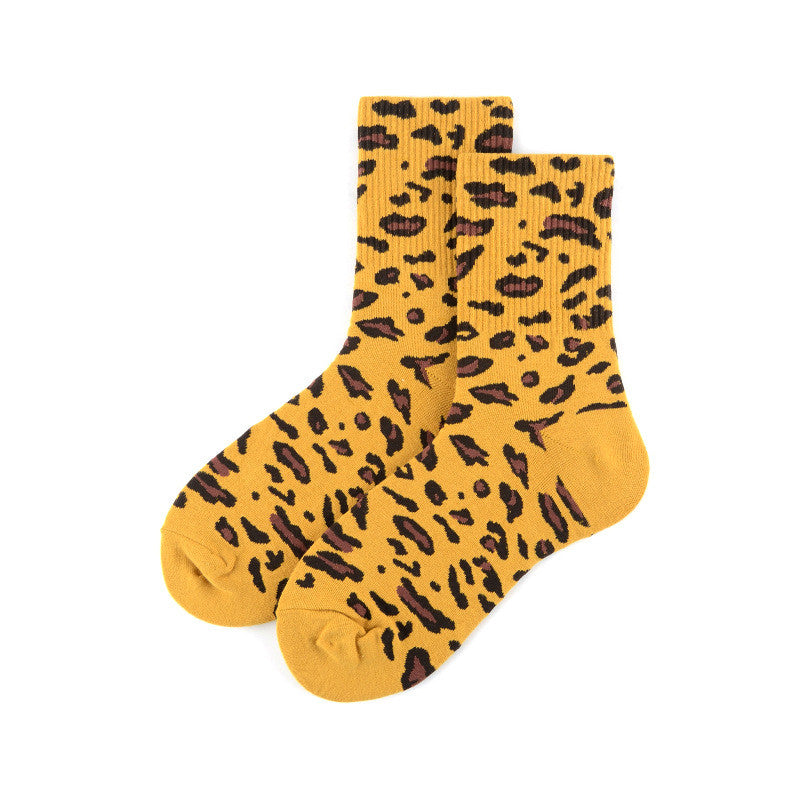 CHEETAH PRINT SOCKS