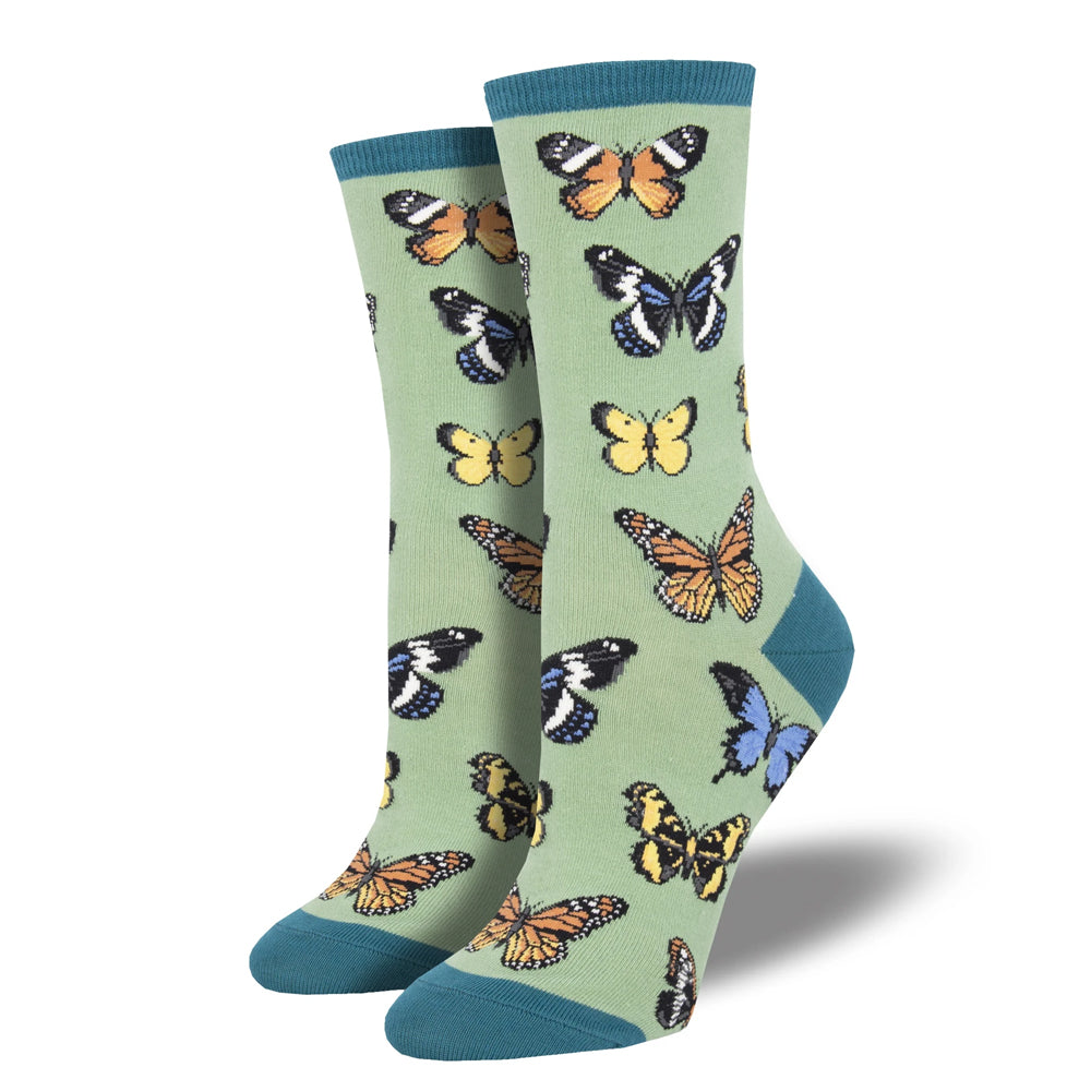 MAJESTIC BUTTERFLY SOCKS