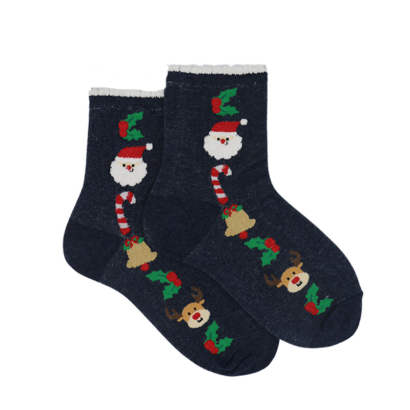 SANTA ANKLE SOCKS