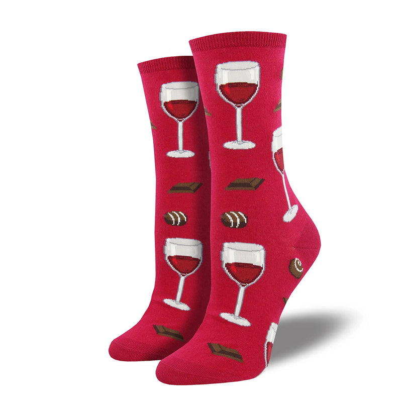 WINE AND CHOCOLATE SOCKS