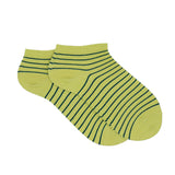 YELLOW STRIPES ANKLE SOCKS