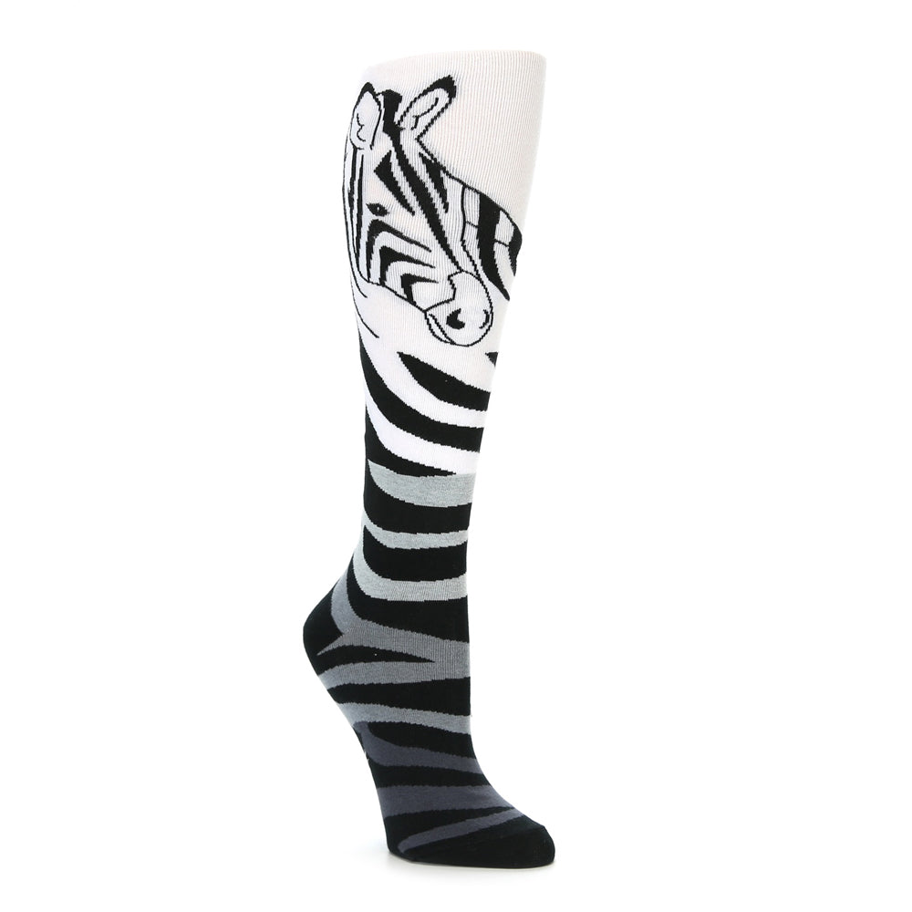 ZEBRA KNEE HIGH SOCKS
