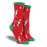 CHRISTMAS LLAMA SOCKS