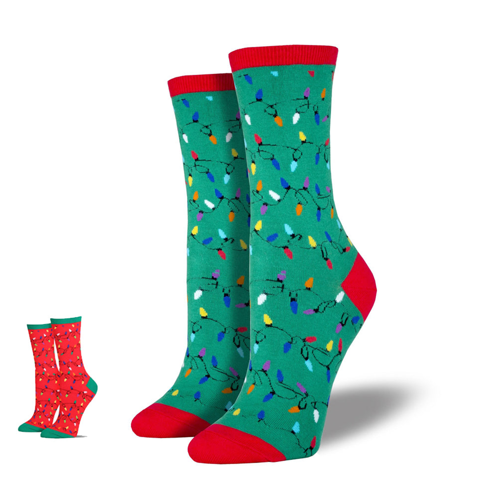 CHRISTMAS LIGHTS SOCKS
