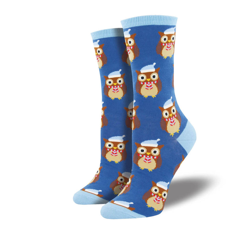 OWL READY FOR CHRISTMAS SOCKS