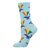 RAINBOW WHALE SOCKS