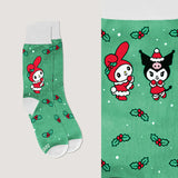 MY MELODY + KUROMI HOLIDAY SOCKS