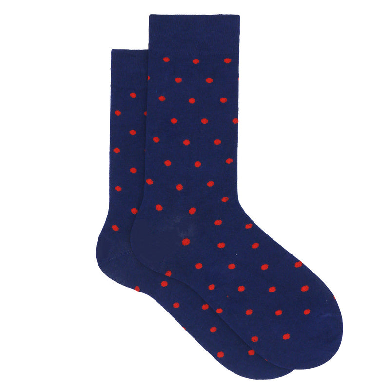 CRIMSON DOTS SOCKS