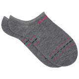 GREY NO SHOW ANKLE SOCKS