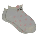 CUTE CAT HEARTY ANKLE SOCKS