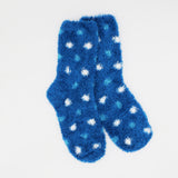 SHIMMERY SPOTTED SERENITY COZY WARM SOCKS