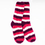 BERRY BLISS STRIPES COZY WARM SOCKS