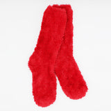 LUMINOUS SCARLET COZY WARM SOCKS