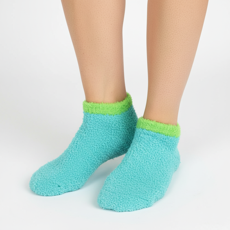 TROPICAL WAVE COZY WARM ANKLE SOCKS