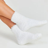 GLEAMING PEARLESCENT GLOW COZY WARM SOCKS