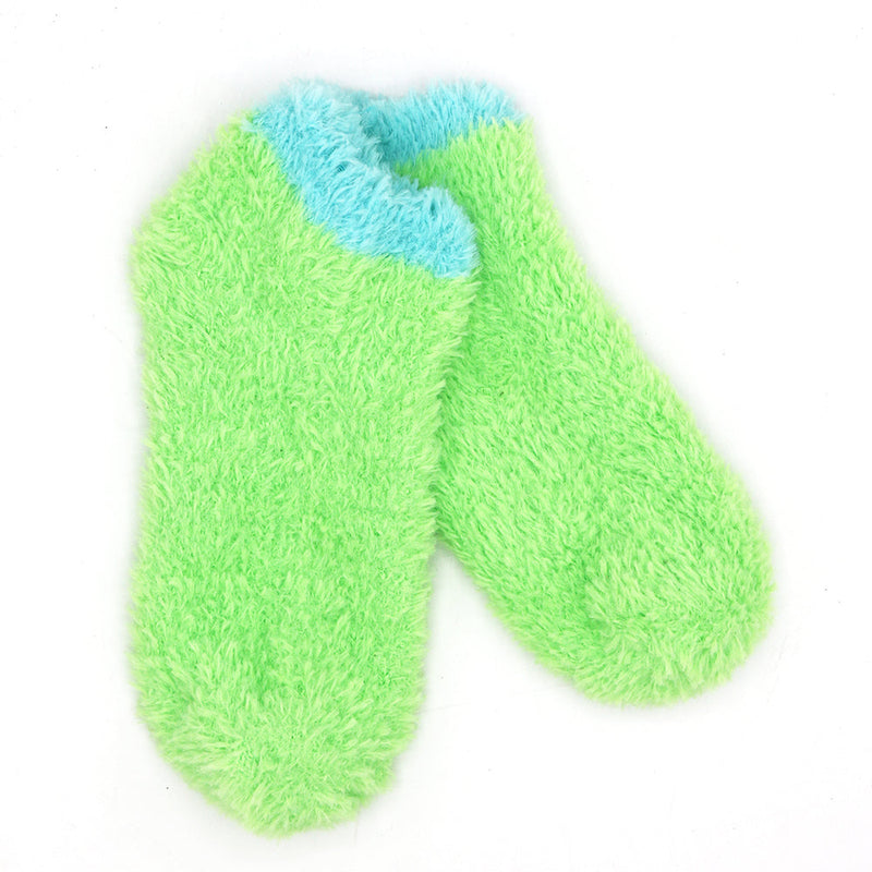 LIME MIST ANKLE COZY WARM ANKLE SOCKS