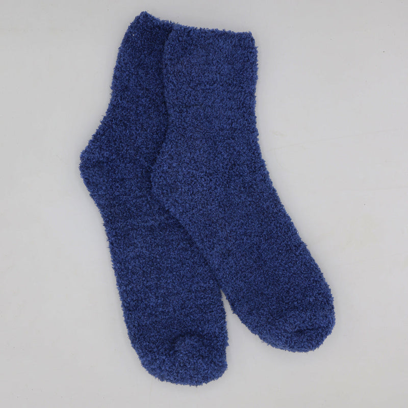 HEATHERED PLUM COZY WARM SOCKS