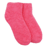 FLAMINGO PINK ANKLE COZY WARM ANKLE SOCKS