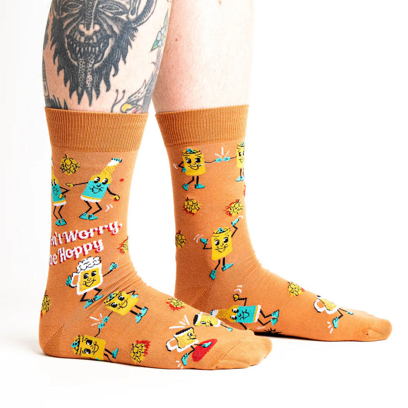 DON'T WORRY, BE HOPPY SOCKS