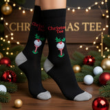 CHRISTMAS TEE CREW SOCKS