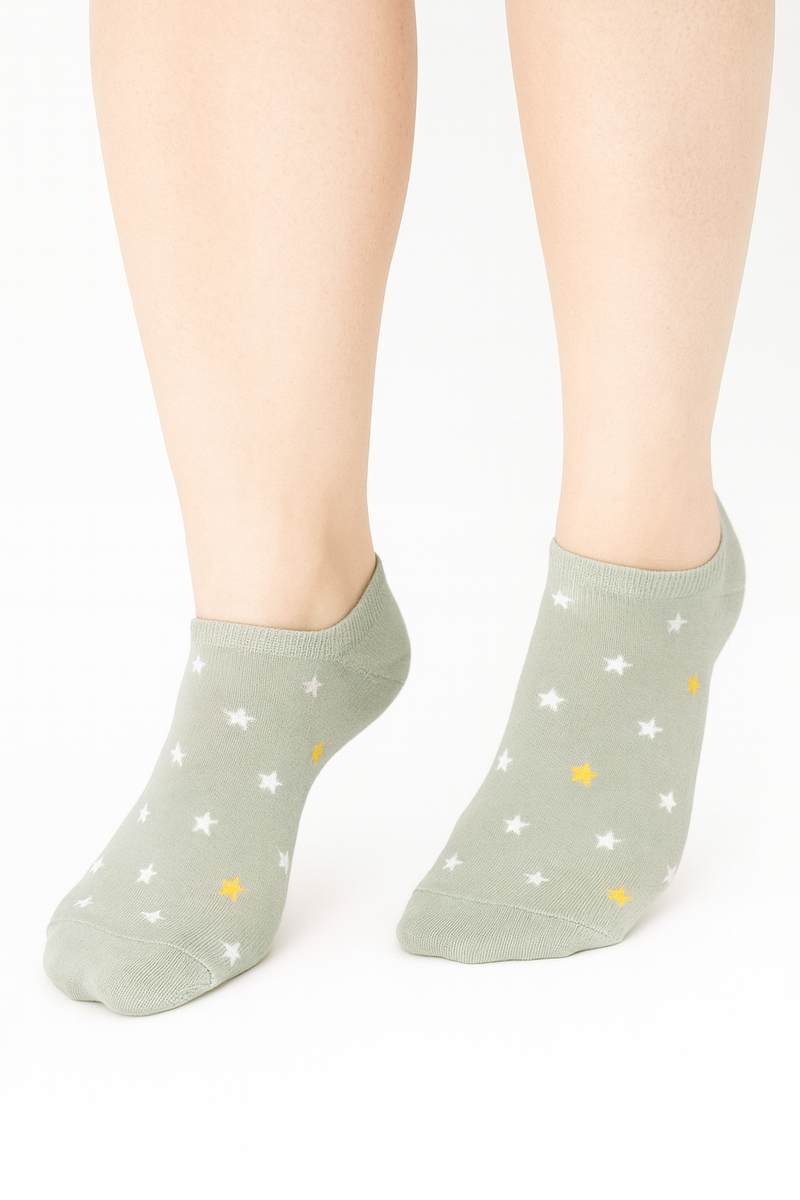 STARRY SAGE NO-SHOW SOCKS