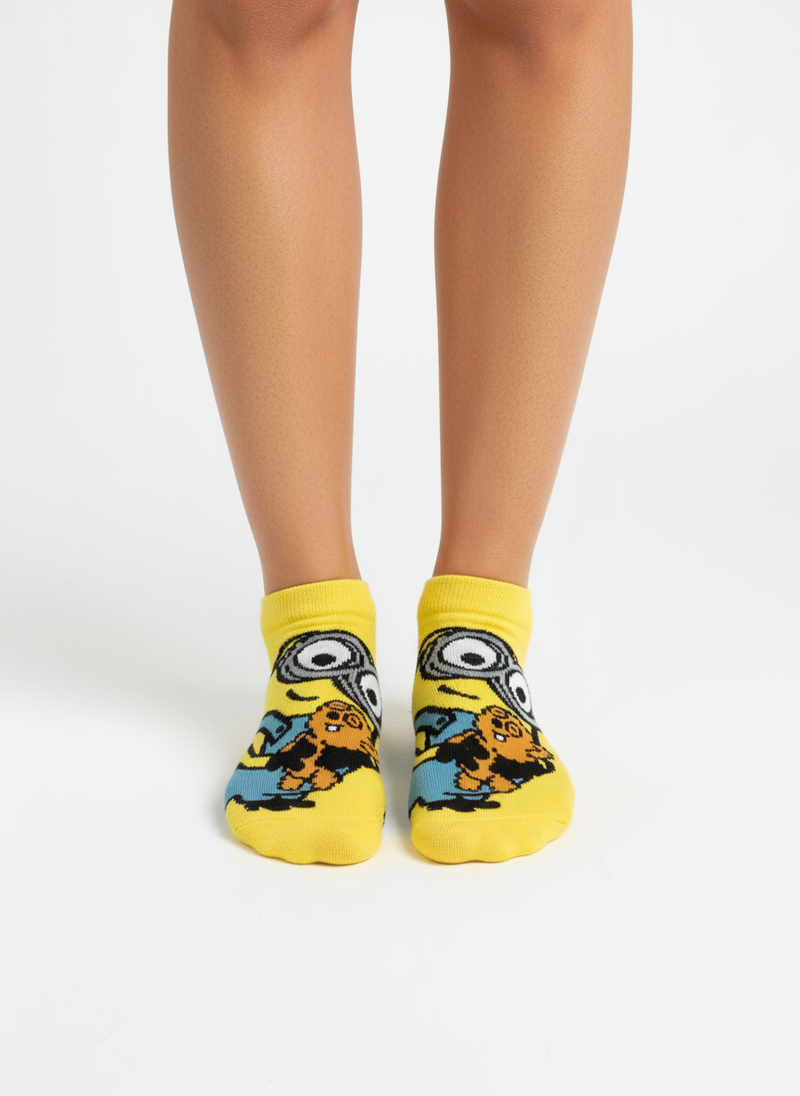 MINION CHARACTER ANKLE SOCKS