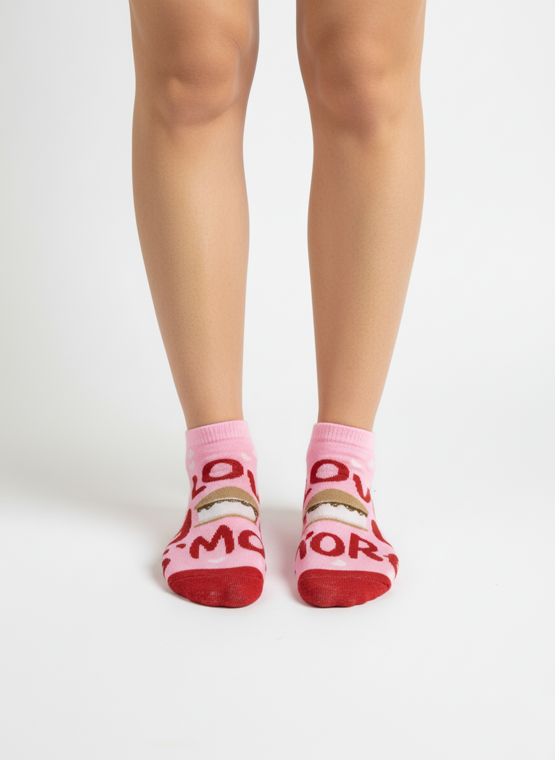 LOVE YOU S'MORE ANKLE SOCKS