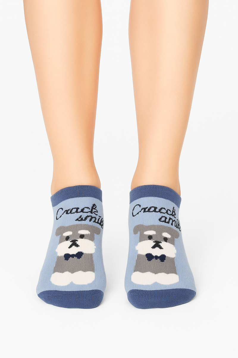 CRACK A SMILE ANKLE SOCKS