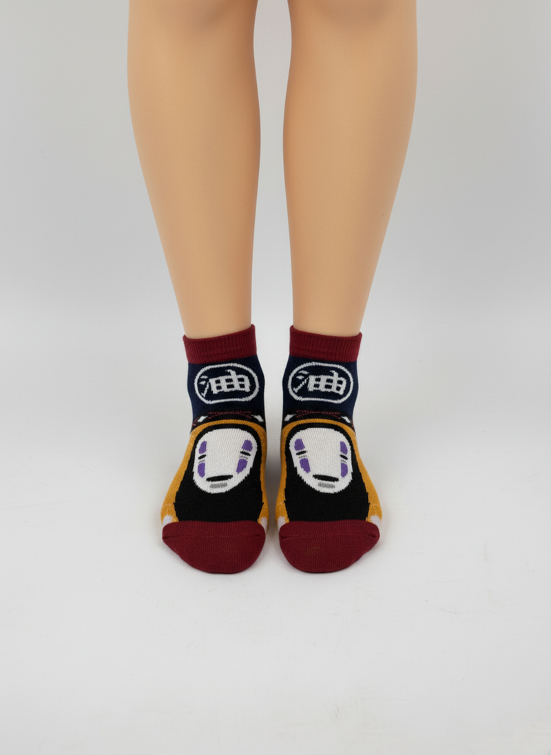 SPIRITED AWAY NO-FACE ANKLE SOCKS