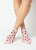 SWEET STRAWBERRY SHORTIE SOCKS