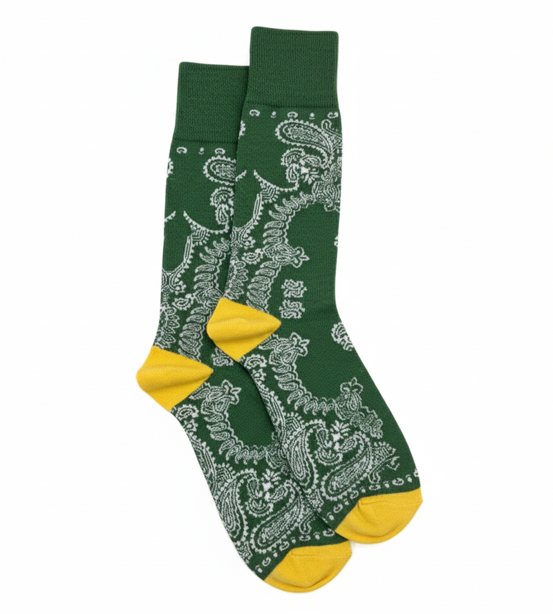 RL POLO BANDANNA-MOTIF TROUSER SOCKS