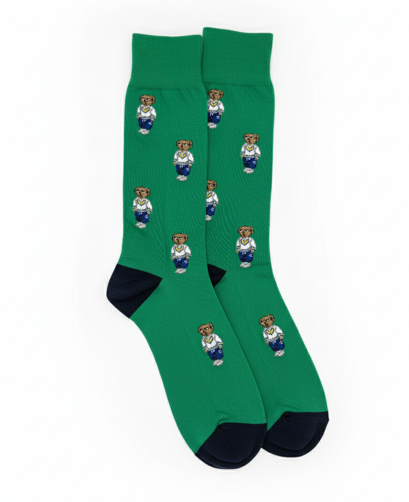 RL POLO THE VARSITY BEAR GREEN