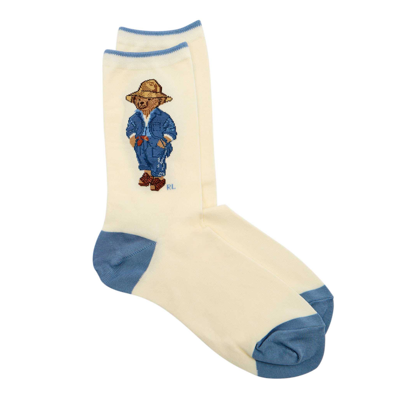 RL POLO BEAR RANCH HAND SOCKS