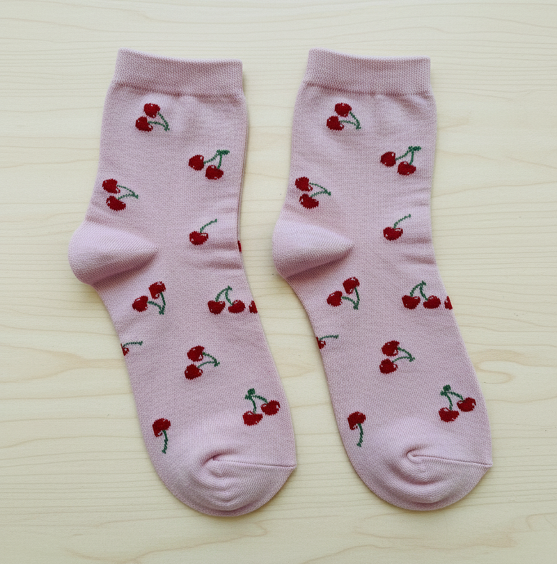 CHERRY SWEET PINK SOCKS