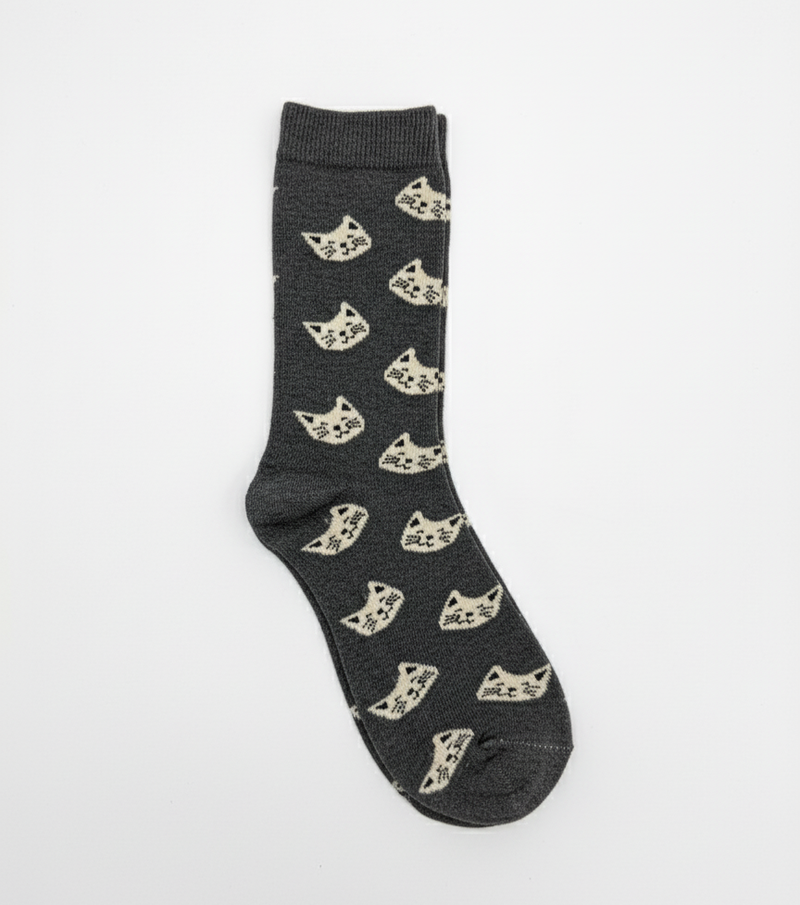 FELINE FRIENDS CREW SOCKS