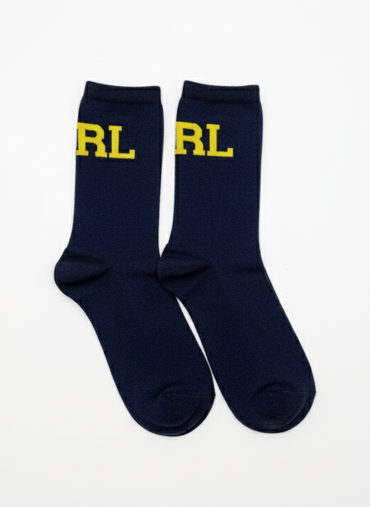 VARSITY BOLD 'RL' LOGO SOCKS