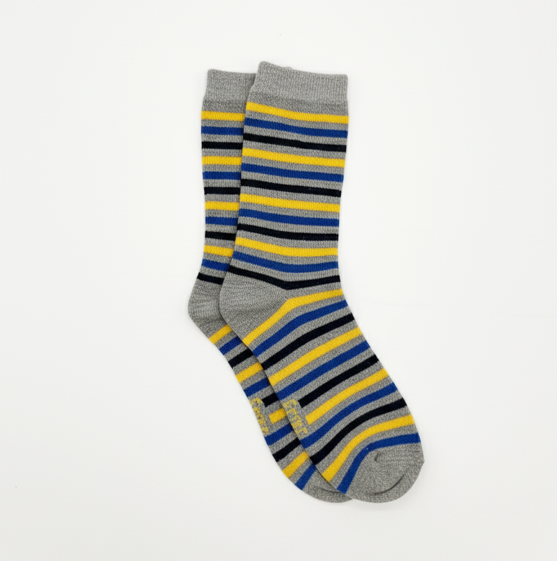 CLASSIC MULTI-STRIPE CREW SOCKS